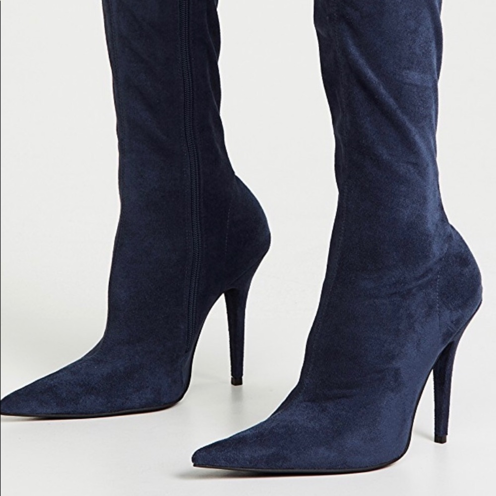 JEFFREY CAMPBELL - Gamora Point Toe Tall Boots.